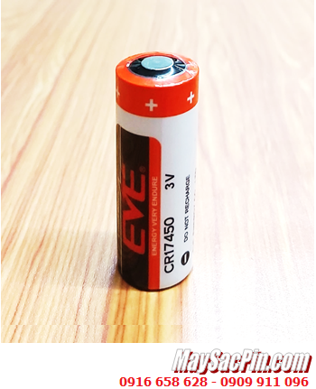 EVE CR17450; Pin nuôi nguồn EVE CR17450 Lithium 3v 4/5A 2200mAh (17mmx45.5mm)) chính hãng